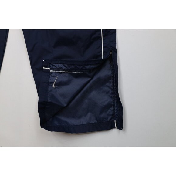 Vintage Y2K Nike Mens Large Travis Scott Mini Swoosh Wide Leg Windbreaker Pants - Picture 7 of 13